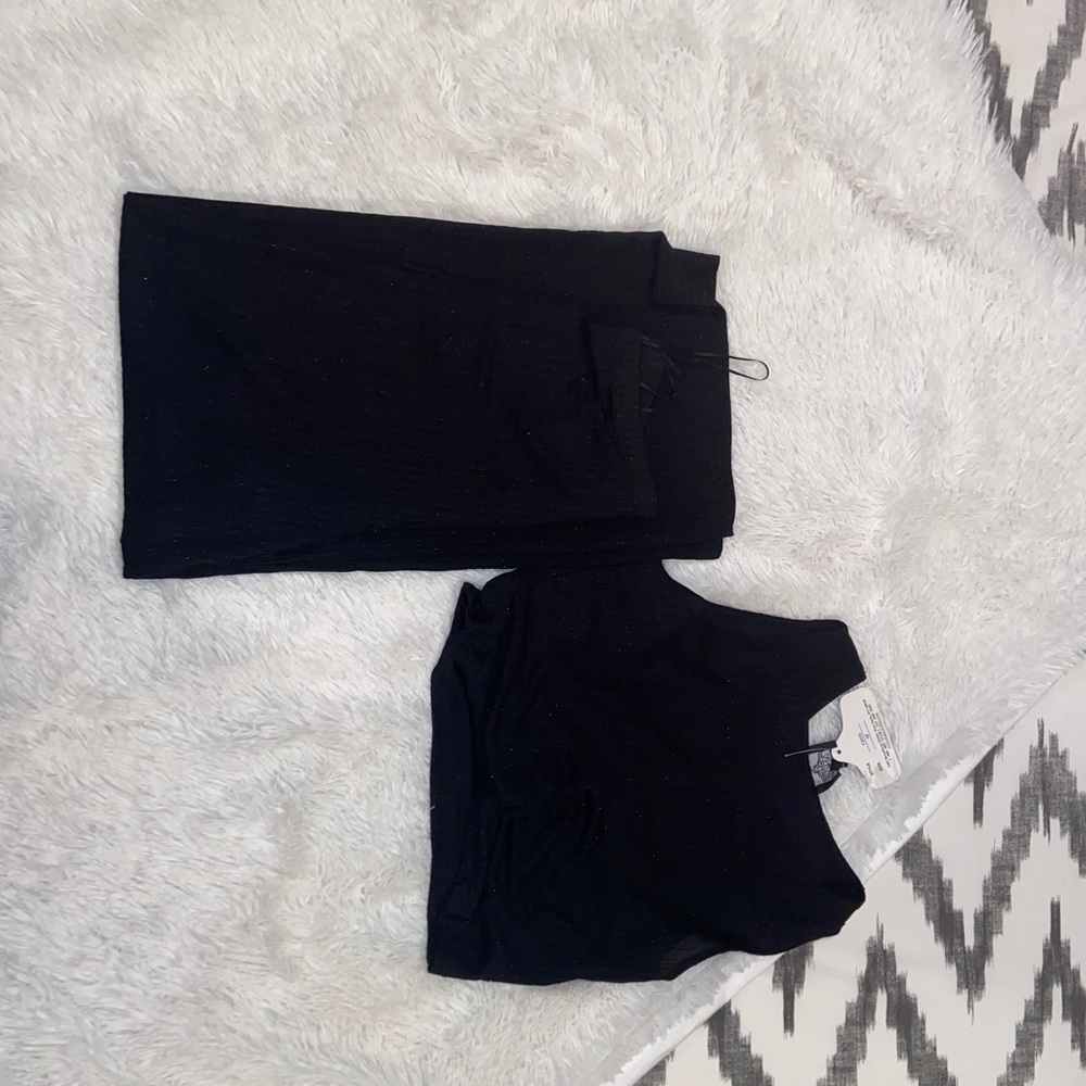 Sparkly pant and top duo